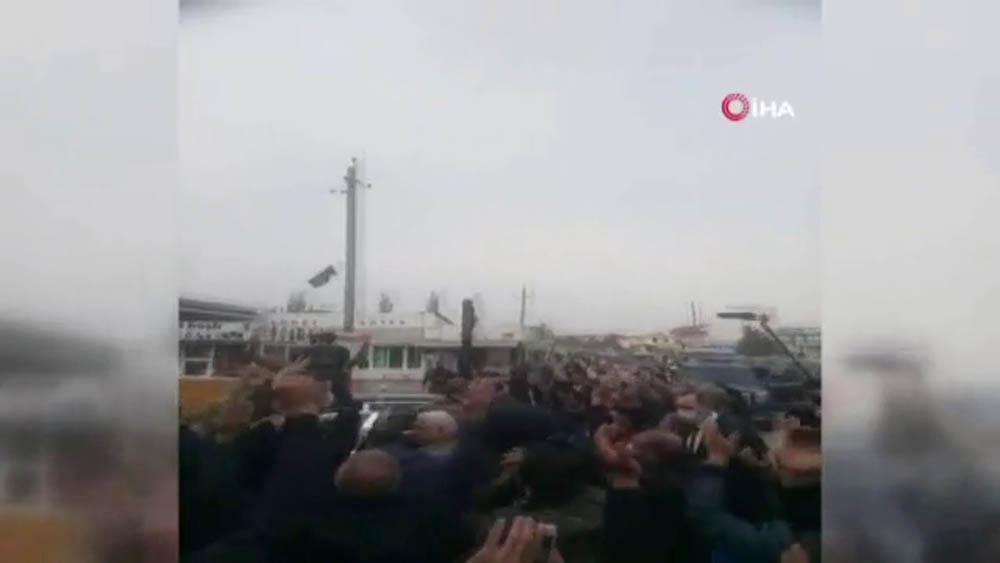 Azerbaycan Cumhurbaşkanı Aliyev, Fuzuli’de coşkuyla karşılandı