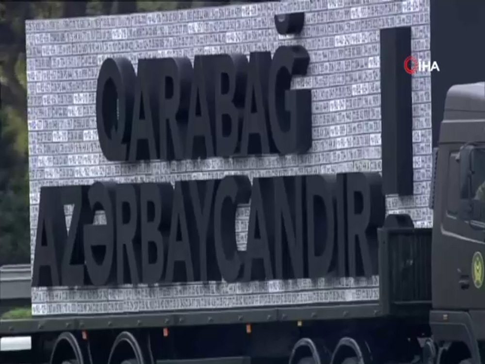 Azerbaycan’dan Ermenistan’a plakalı yanıt