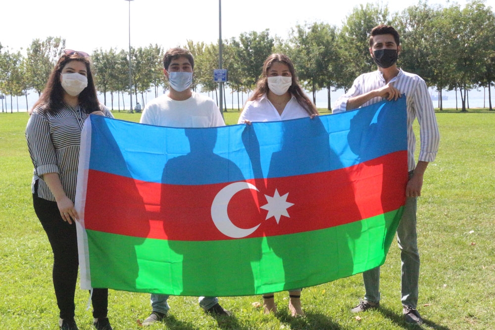 Azerbaycanlı öğrencilerden Ermenistan’a büyük tepki: