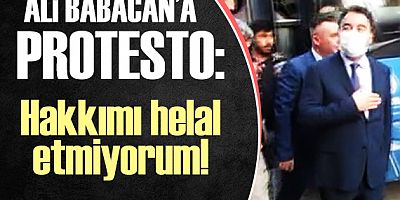 Babacan'a protesto!.. Davasına ihanet eden vatanına da ihanet eder