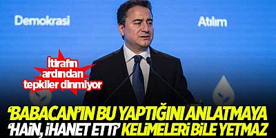 ''Babacan'ın bu yaptığını anlatmaya 'hain, ihanet etti' kelimeleri bile yetmez''