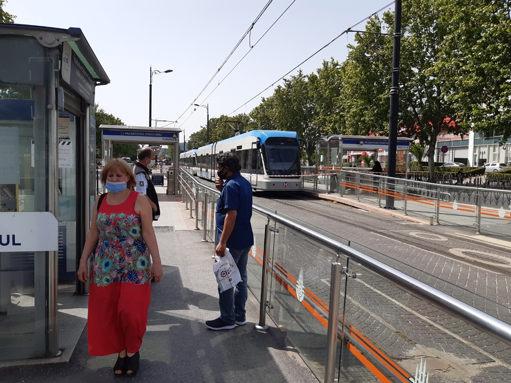Bağcılar-Kabataş tramvay hattında teknik arıza meydana geldi