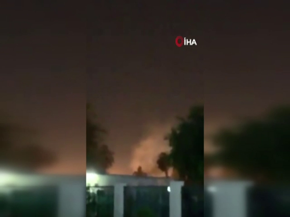 Bağdat’ta ABD Büyükelçiliğinin bulunduğu Yeşil Bölge’ye roketli saldırı