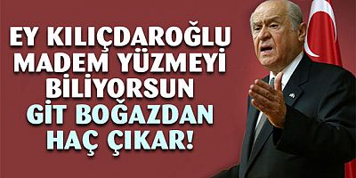 Bahçeli'den Kılıçdaroğlu'na sert çıkış: Boğazdan Haç çıkarmayı dene