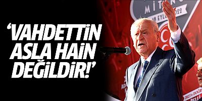 Bahçeli, Vahdettin'e sahip çıktı: Kusurları olsa da hain değildir