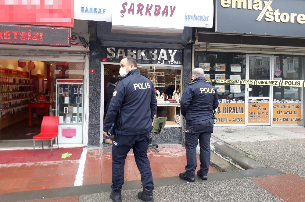 Bahçelievler’de kuyumcuda silahlı soygun girişimi: 2 yaralı