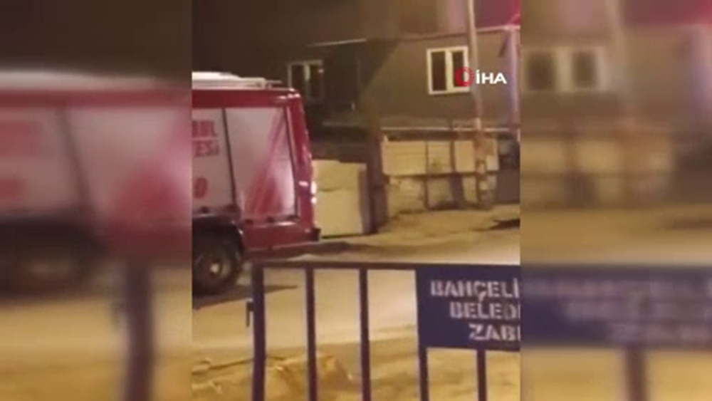 Bahçelievler’de tekstil atölyesindeki patlama anı kamerada
