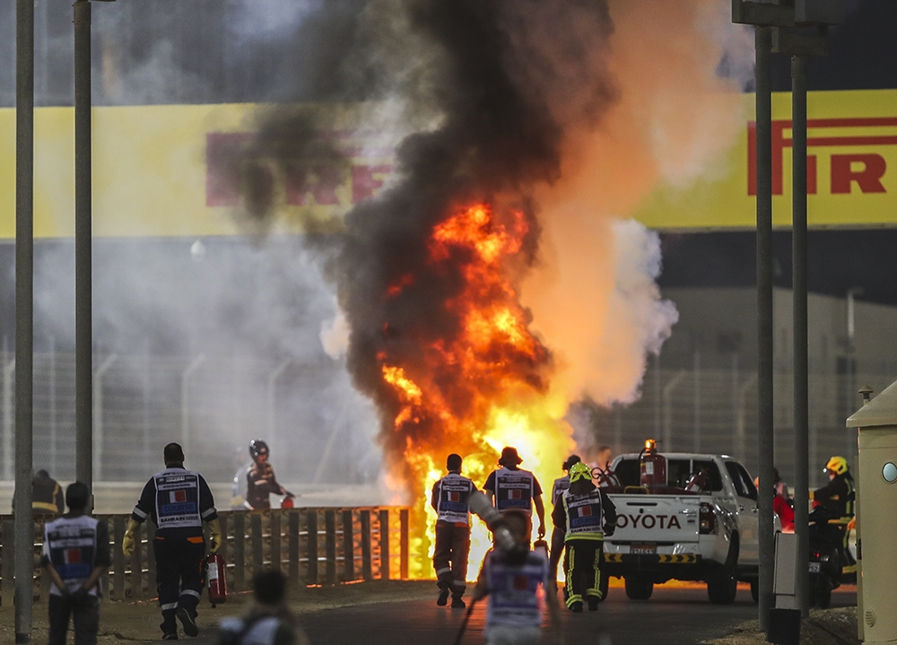 Bahreyn Formula 1 Grand Prix’sinde korkutan kaza