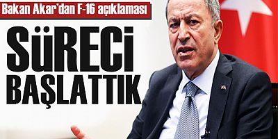 Bakan Akar'dan F-16 mektubu
