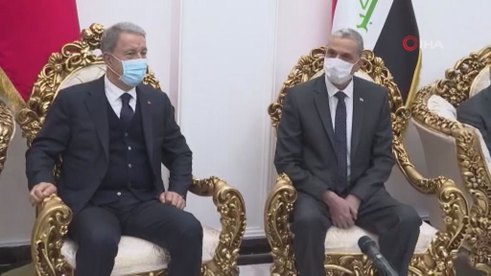 Bakan Akar, Irak İçişleri Bakanı El Ganimi ile görüştü