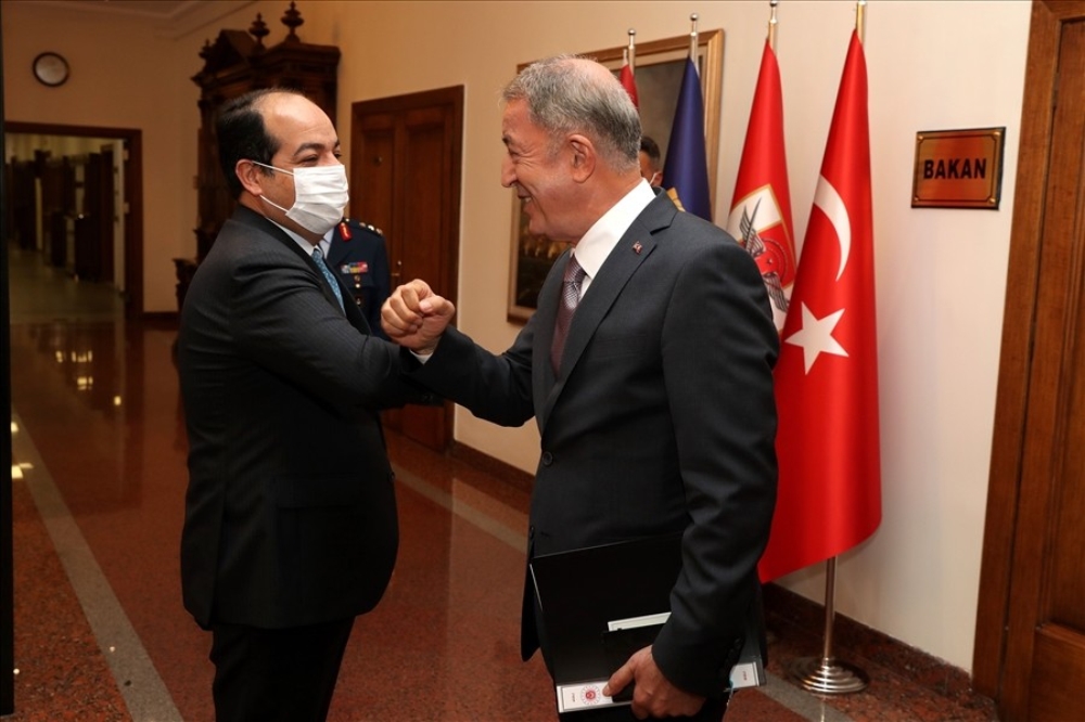 Bakan Akar, Libya Ulusal Mutabakat Hükümeti Başkanlık Konseyi Başkan Yardımcısı ile görüştü