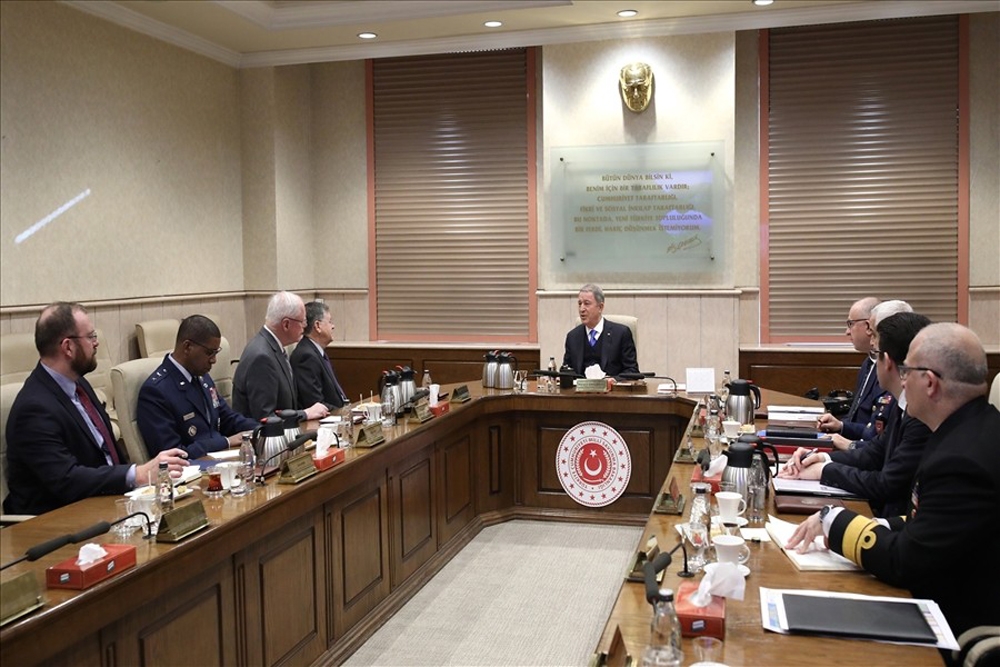 Bakan Akar, Satterfield ve Jeffrey’i kabul etti