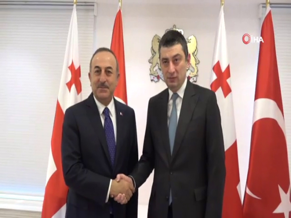 Bakan Çavuşoğlu, Gürcistan Başbakanı Gakharia İle Görüştü