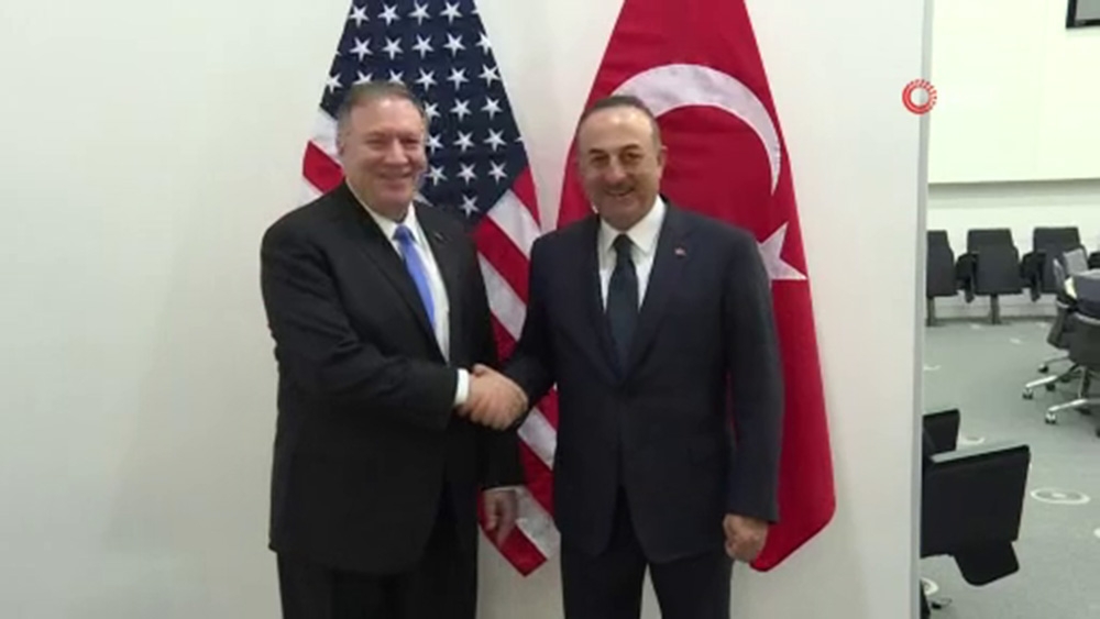 Bakan Çavuşoğlu, Mevkidaşı Pompeo İle Görüştü