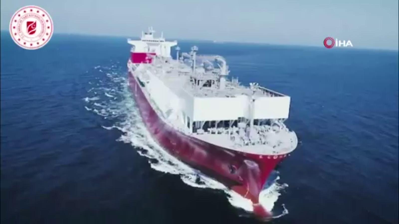 Bakan Dönmez açıkladı: İlk doğalgaz depolama ve sıvılaştırma gemisi Türkiye’de