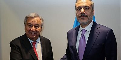 Bakan Fidan, BM Genel Sekreteri Guterres ile görüştü