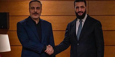 Bakan Fidan, Suriye Cumhurbaşkanı Şara ile bir araya geldi