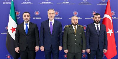 Bakan Fidan Suriyeli bakanlar ile görüştü