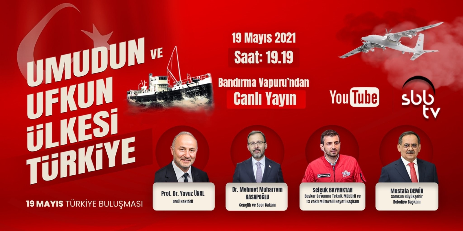 Bakan Kasapoğlu ve Selçuk Bayraktar ’19 Mayıs Türkiye Buluşması’na katılacak