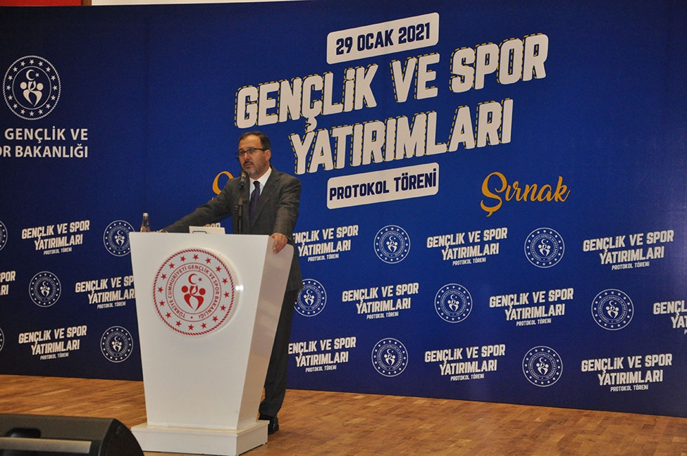 Bakan Kasapoğlu’ndan Şırnak’a yatırım müjdesi