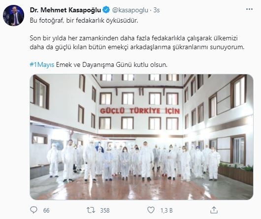 Bakan Kasapoğlu’nun Sinop’a notu: “Bu fotoğraf, bir fedakarlık öyküsüdür”