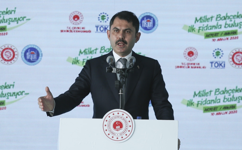 Bakan Kurum: “78 ilimizde 50 milyon metrekare büyüklüğünde 278 millet bahçesi yapıyoruz”