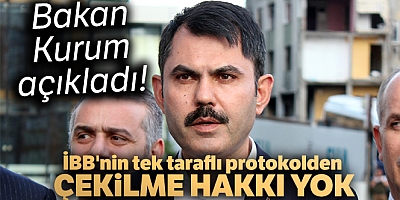 Bakan Kurum'dan İbbye Uyarı