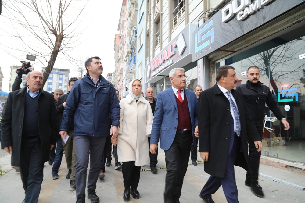 Bakan Kurum Malatya’da incelemelerde bulundu