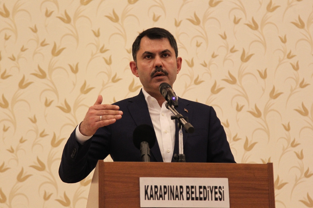 Bakan Kurum: “Su kaynaklarımız kuruma tehlikesiyle karşı karşıya”