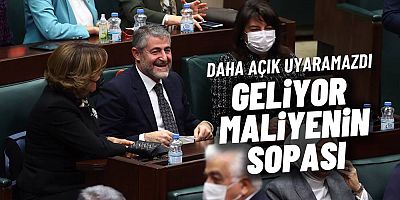 Bakan Nebati: Geliyor Hazine'nin ve Maliye'nin sopası!   