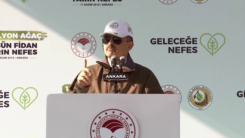 Bakan Pakdemirli: 13 Bin Futbol Sahası Kadar Alana Fidan Dikiliyor