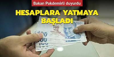 Bakan Pakdemirli açıkladı: Ödemeler hesaplara yatmaya başladı!