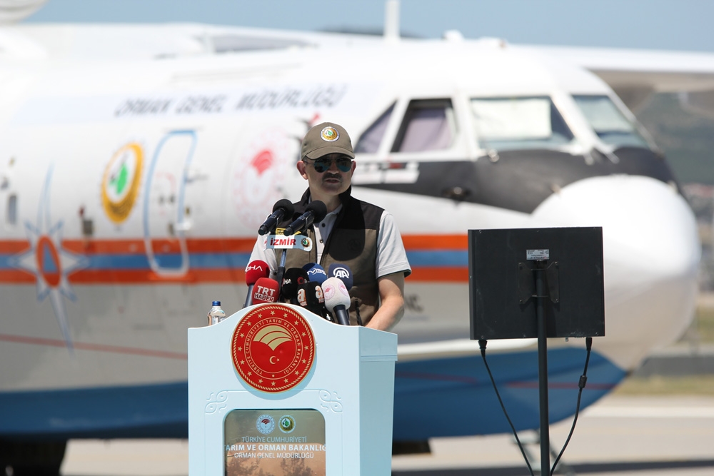 Bakan Pakdemirli: “İHA ile 3.5 milyon hektarlık orman alanını gözetliyoruz”