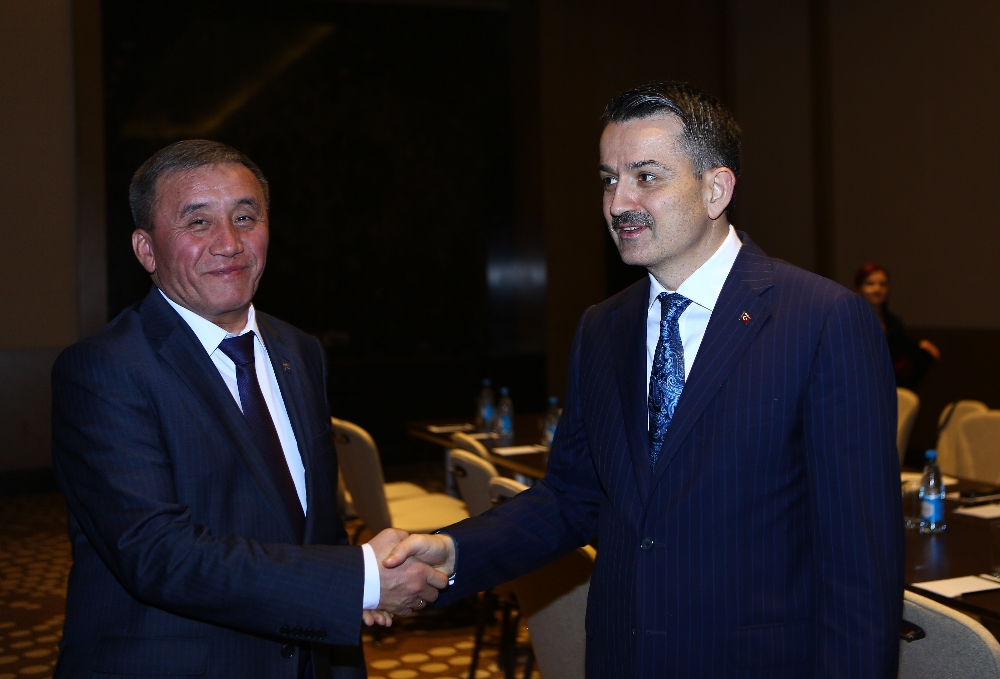 Bakan Pakdemirli, Kırgızistan Ve Özbekistan Tarım Bakanları İle Görüştü