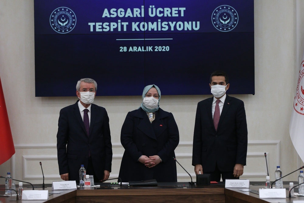 Bakan Selçuk: “Asgari ücret 2 bin 825 lira 90 kuruş olarak belirlenmiştir”