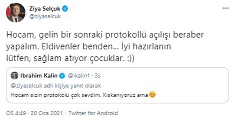 Bakan Selçuk’tan İbrahim Kalın’a yanıt: 