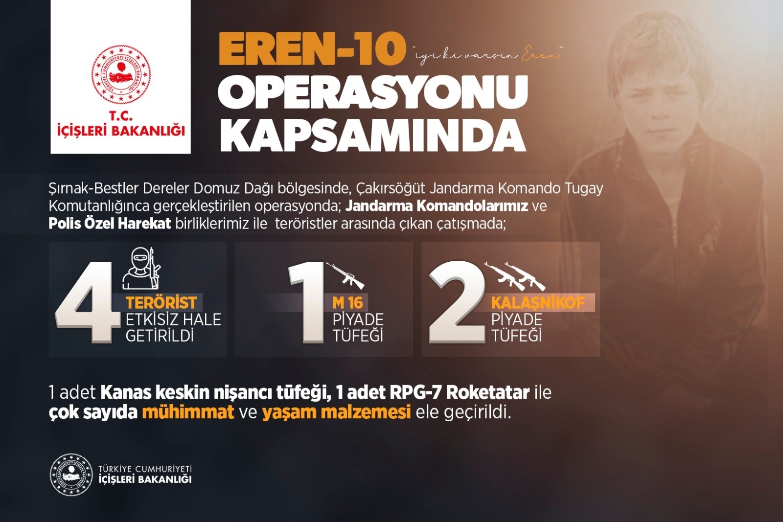 Bakan Soylu: “4 terörist etkisiz hale getirildi”