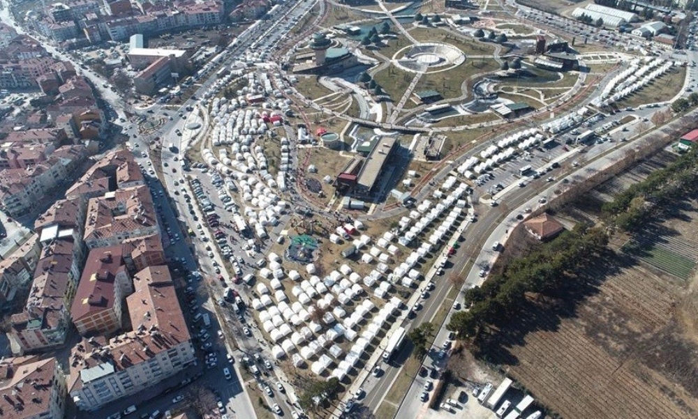 Bakan Soylu, depremden zarar gören yerleri havadan inceledi