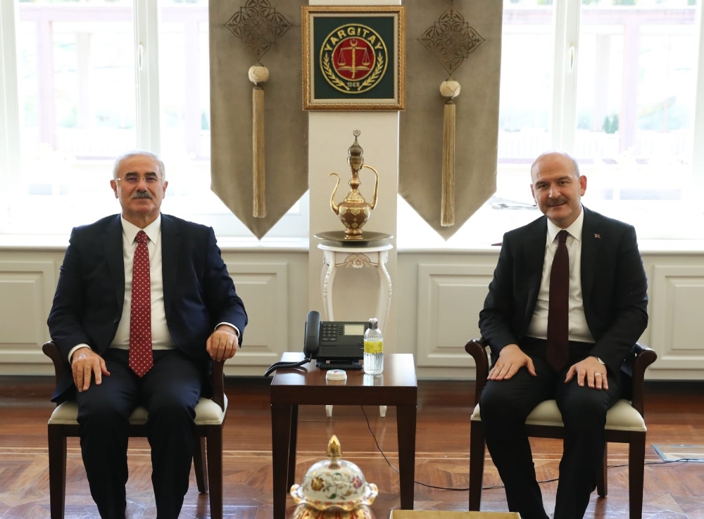 Bakan Soylu’dan Yargıtay ve Danıştay başkanlarına ziyaret