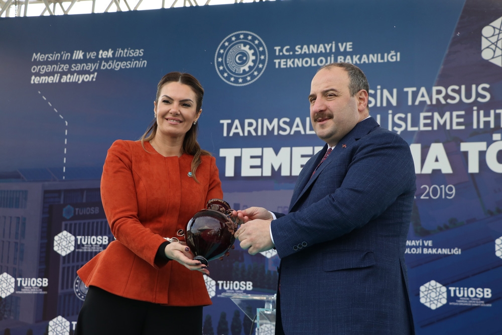 Bakan Varank, Mersin Tarsus Tarımsal Ürün İşleme İhtisas Osbnin Temelini Attı