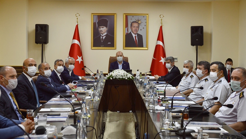 Bakanı Soylu’nun başkanlık ettiği Mersin’deki güvenlik toplantısı sona erdi