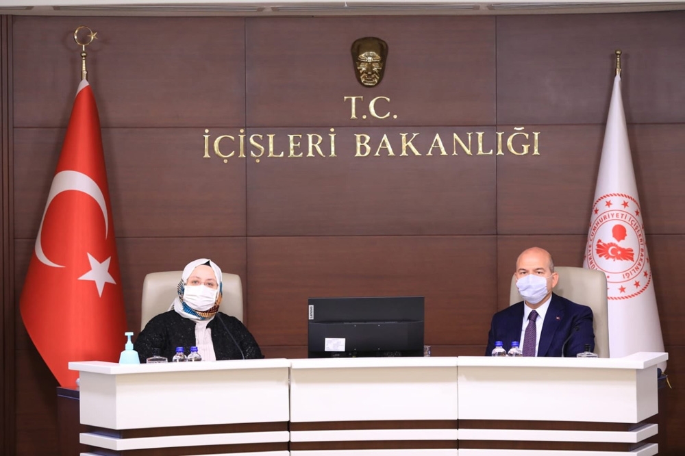 Bakanlar Selçuk ve Soylu’dan kadına yönelik şiddetle mücadele toplantısı