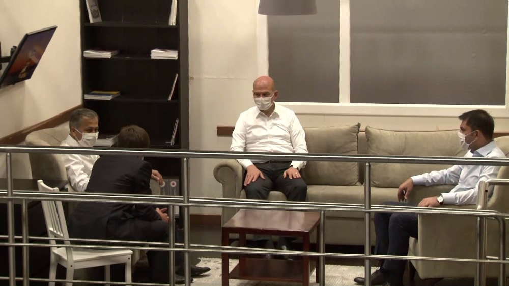 Bakanlar simülasyonda depremi yaşadı