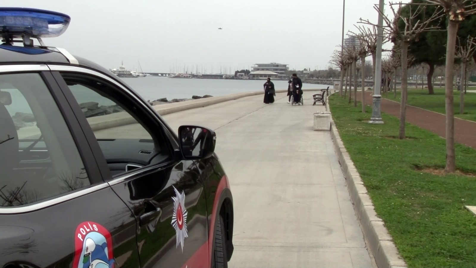 Bakırköy’de dronlu korona denetimi