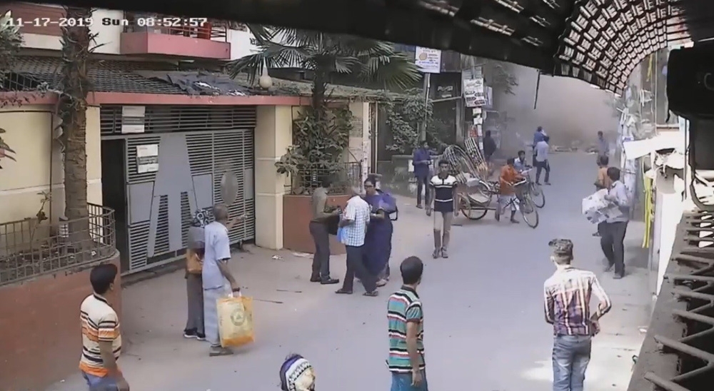 Bangladeşteki Patlama Anının Görüntüleri Ortaya Çıktı