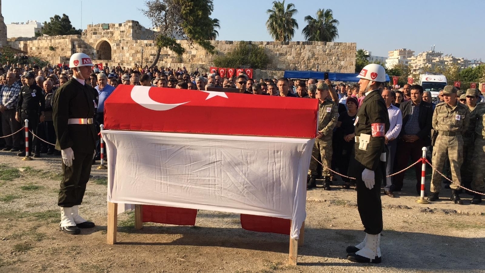 Barış Pınarı Harekatı Şehidi Adanada Toprağa Verildi