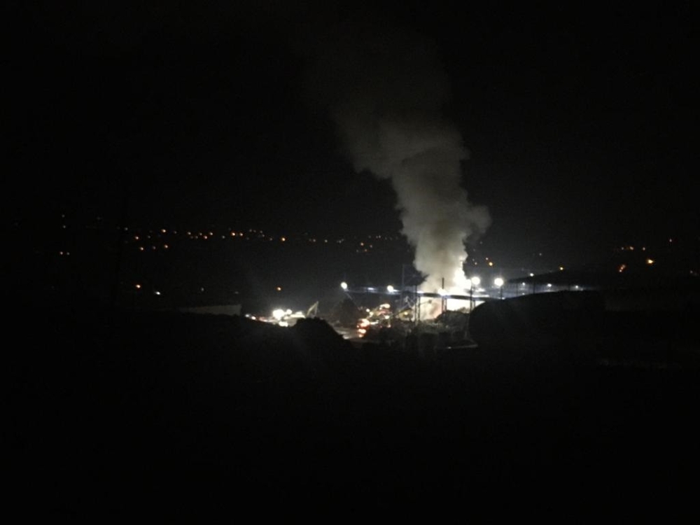 Bartın’da fabrika deposunda yangın
