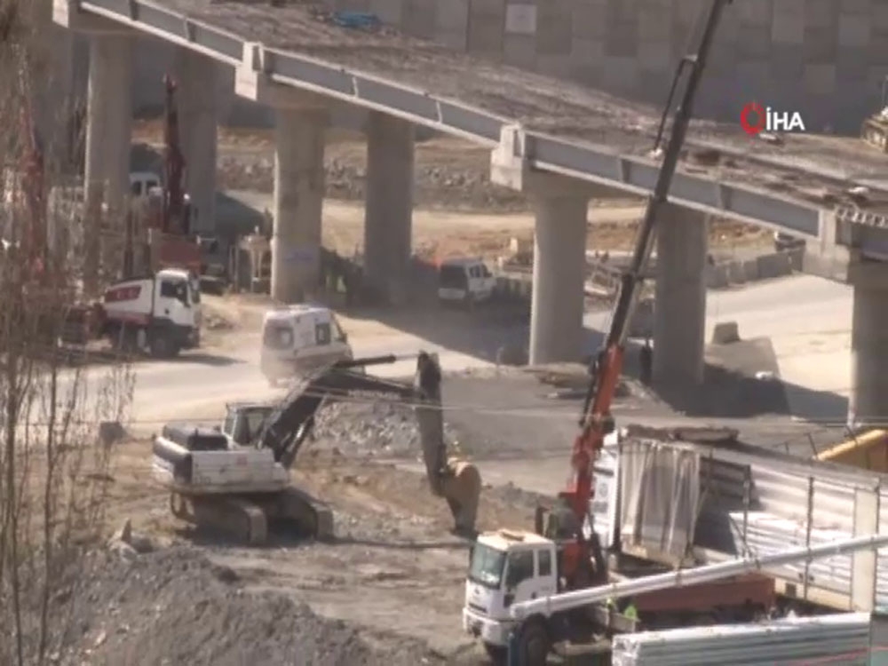 Başakşehir - Kayaşehir metro şantiyesinde kaza