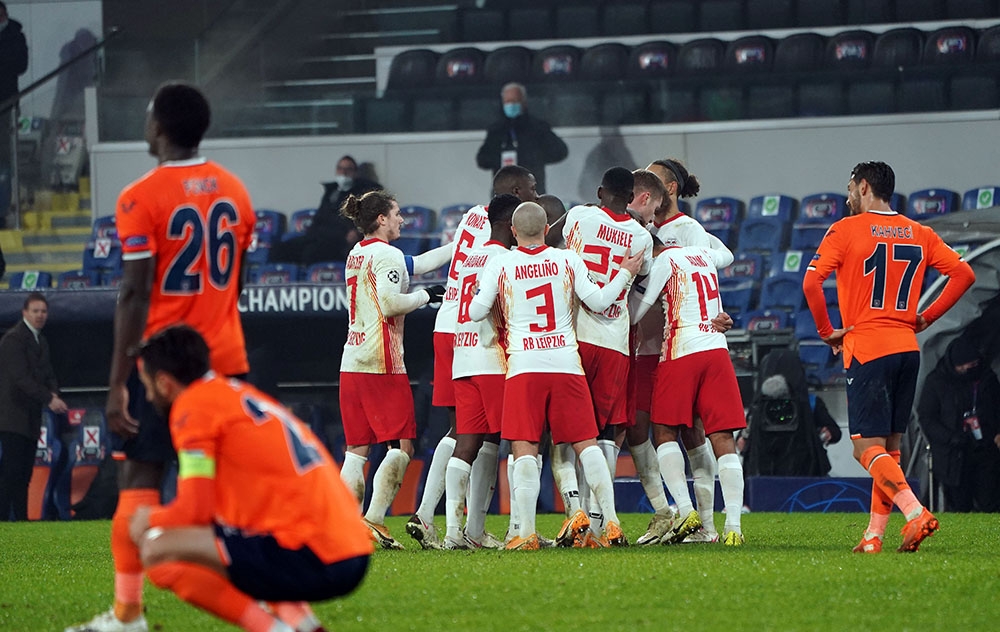 Başakşehir, sahasında karşılaştığı Alman ekibi RB Leipzig’e 4-3 mağlup oldu
