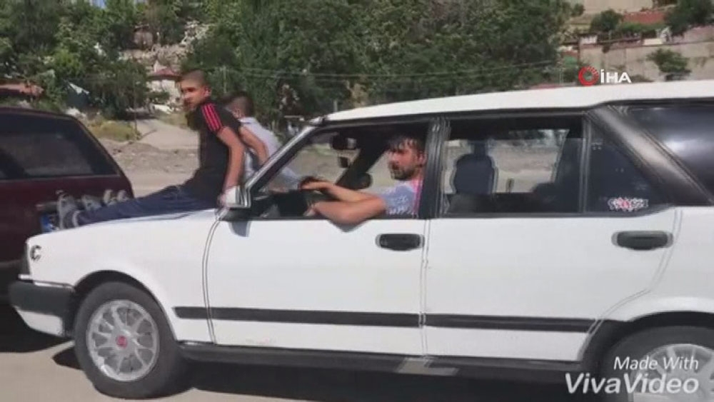 Başkent’te akıl almaz görüntüler